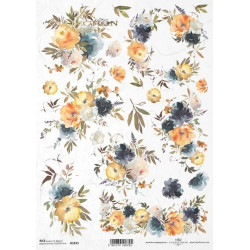 Decoupage rice paper A4 - ITD Collection - R1833