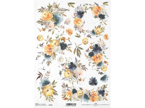 Papier do decoupage A4 - ITD Collection - ryżowy, R1833