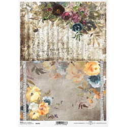 Papier do decoupage A4 - ITD Collection - ryżowy, R1832