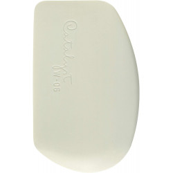 Silicone palette knife Catalyst Wedge - Princeton - white, no. 06