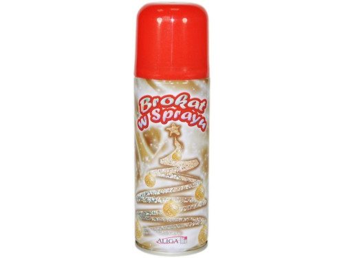 Brokat dekoracyjny w sprayu - czerwony, 250 ml