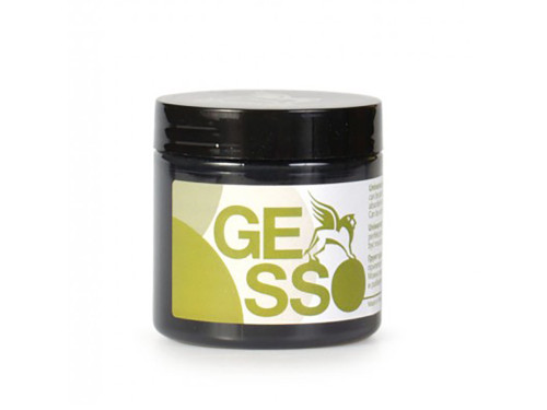 Gesso do farb olejnych i akrylowych - Renesans - czarne, 110 ml