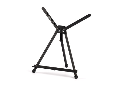 Sztaluga stołowa, aluminiowa z pokrowcem - Renesans - czarna 40 cm