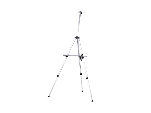 Aluminium easel with case - Renesans - silver, 160 cm