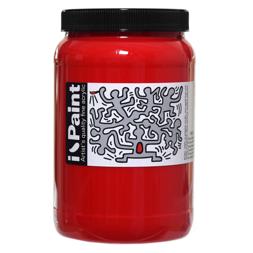 Acrylic paint I-Paint - Renesans - 05, cadmium red, 500 ml