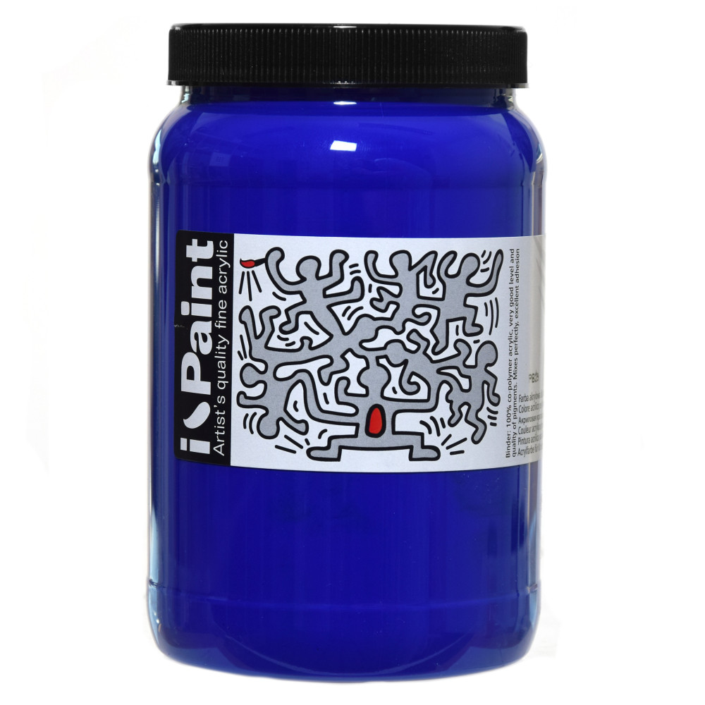Acrylic paint I-Paint - Renesans - 10, Ultramarine Blue, 500 ml