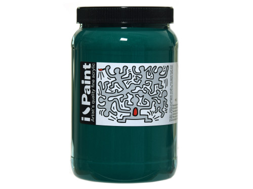 Acrylic paint I-Paint - Renesans - 16, Emerald Green, 500 ml