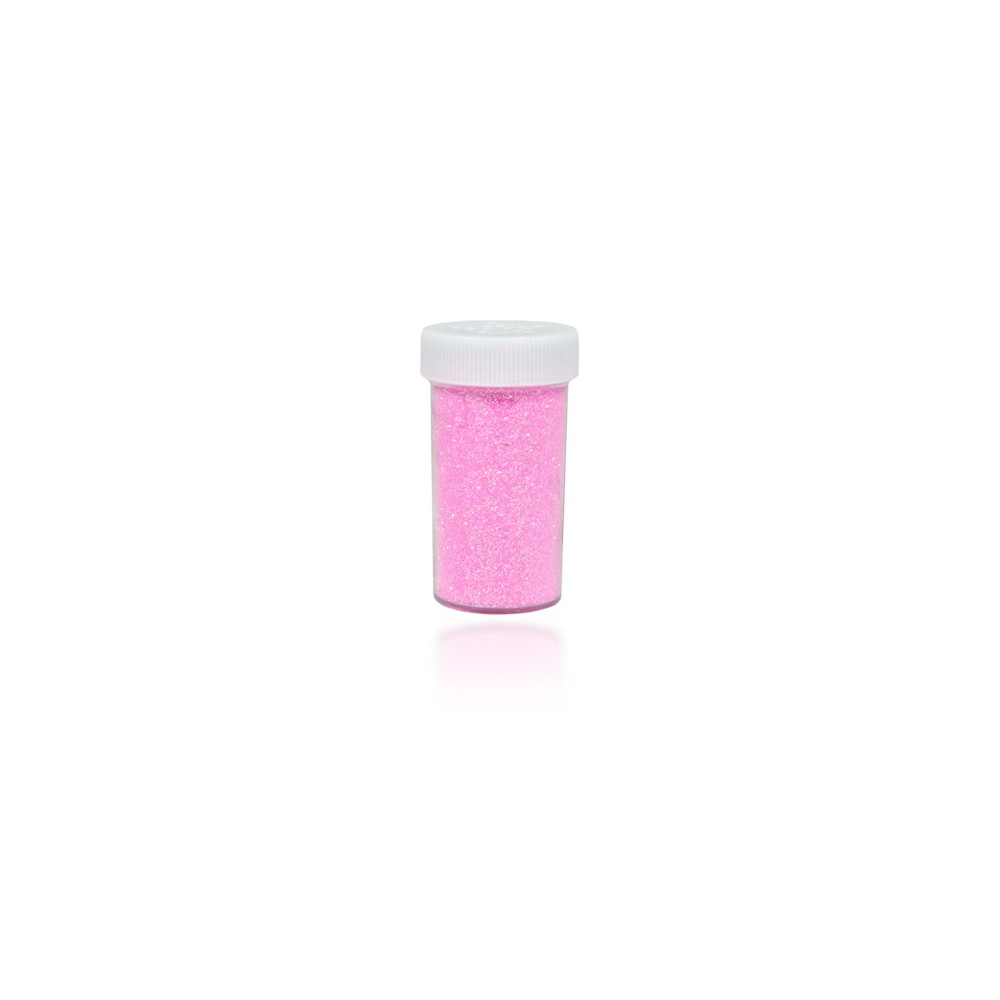 Brokat dekoracyjny, sypki - różowy neonowy, 20 g