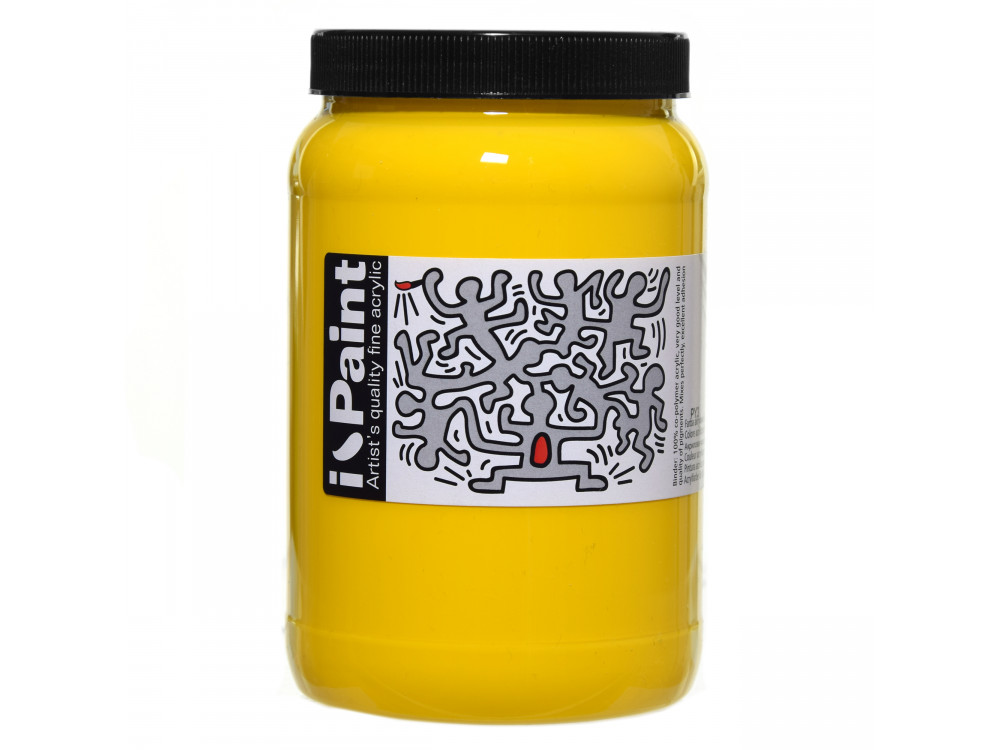 Farba akrylowa I-Paint - Renesans - 03, yellow lemon, 500 ml