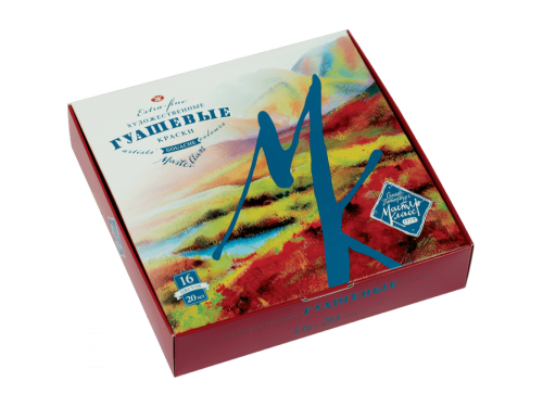 Zestaw farb gwaszy Master Class - St. Petersburg - 16 kolorów x 20 ml