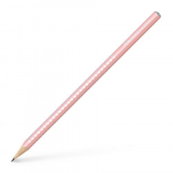 Ołówek trójkątny Sparkle - Faber-Castell - perłowy różany