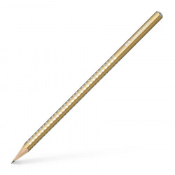 Ołówek trójkątny Sparkle - Faber-Castell - złoty