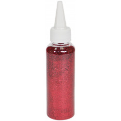 Glitter powder 80 g red