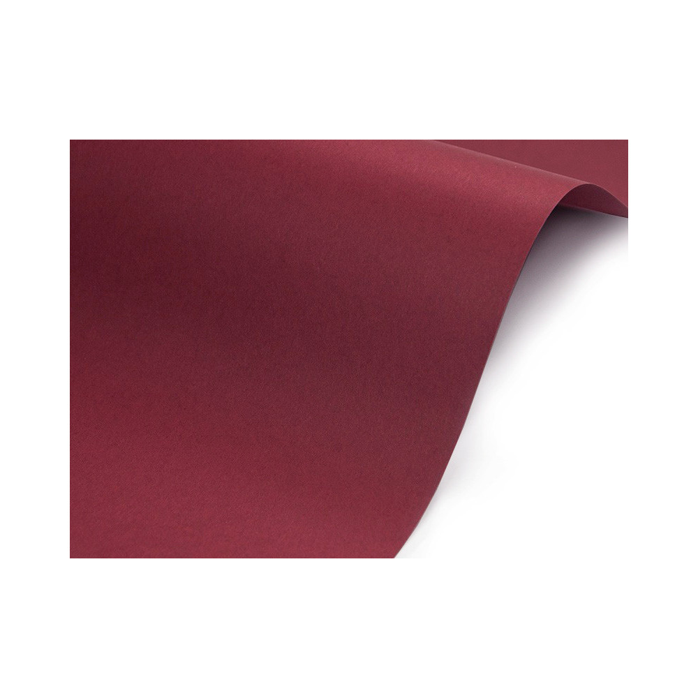 Papier Sirio Color 210g - Cherry, bordowy, A5, 20 ark.