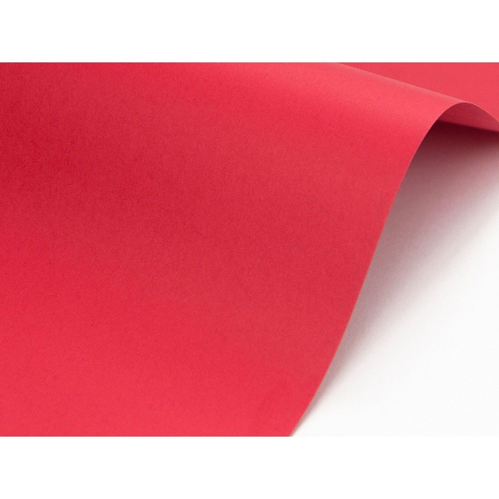Sirio Color Paper 210g - Lampone, red, A5, 20 sheets