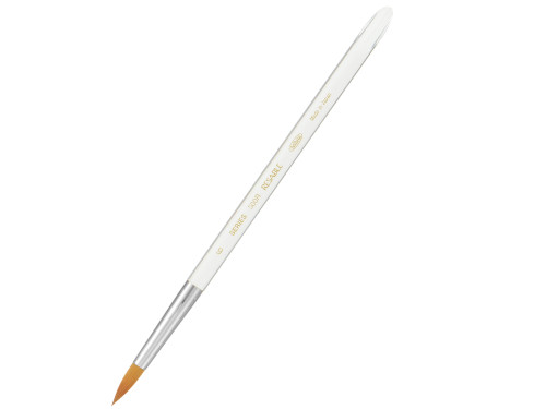 Round, mixed bristles, Watercolor Resable brush, 500R series - Holbein - no. 6