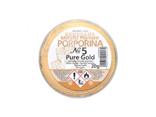 Metallic Purpurin, pigment powder - Renesans - lemon gold, 20 g