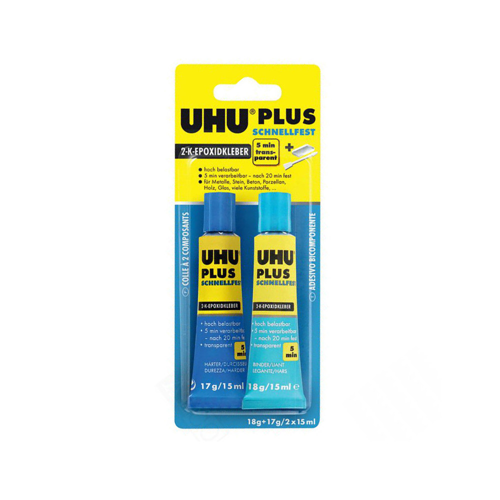 Epoxide Plus, 2 component liquid glue - UHU - 2 x 15 ml