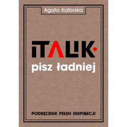 Podręcznik do kaligrafii - Agata Kafarska - Pisz Ładniej, Italik