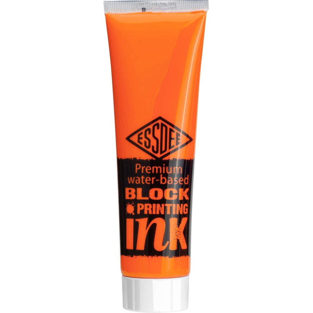 Block printing ink - Essdee - Orange, 100 ml