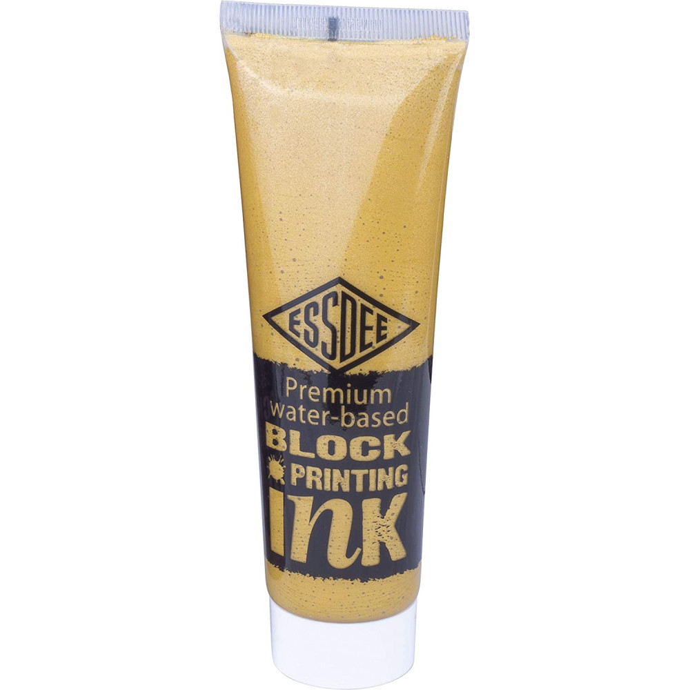 Block printing ink - Essdee - Metallic Gold, 100 ml