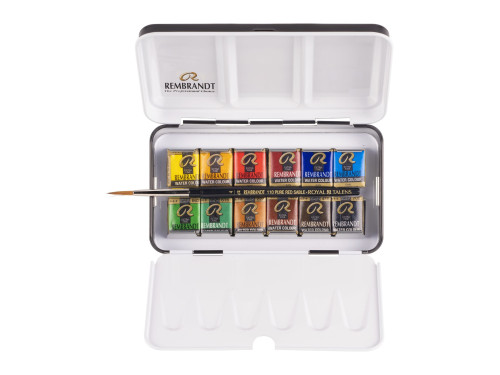 Set of Watercolor paints in box - Rembrandt - 12 colors