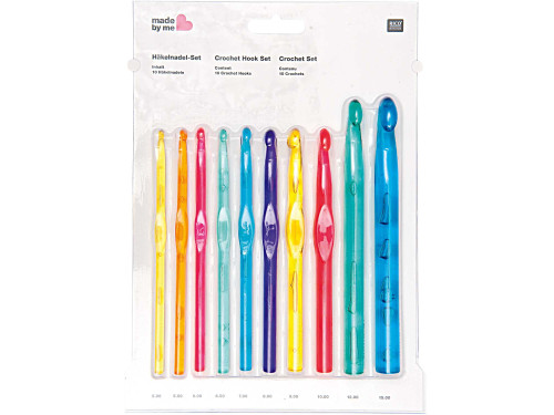 Set of crochet hooks - Rico Design - 10 pcs