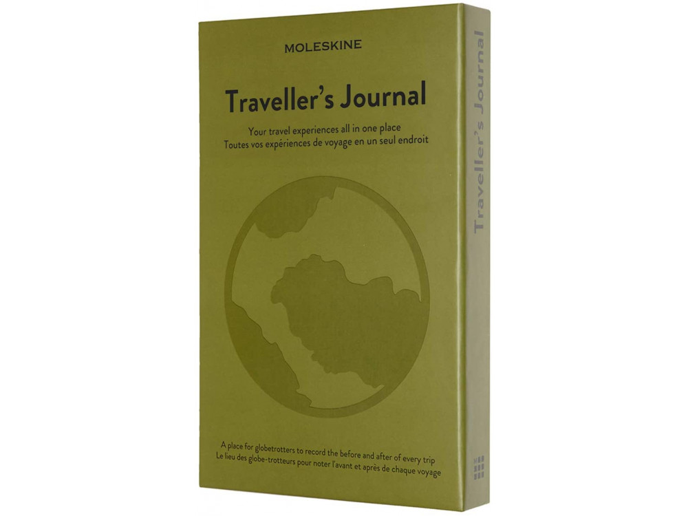 Notes Passion Traveller's Journal - Moleskine - zielony, 400 stron