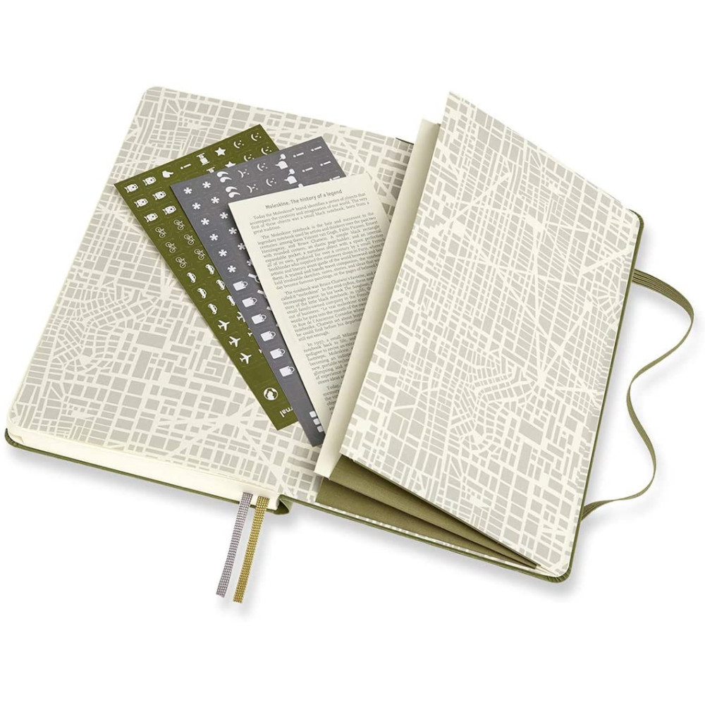 Notes Passion Traveller's Journal - Moleskine - zielony, 400 stron