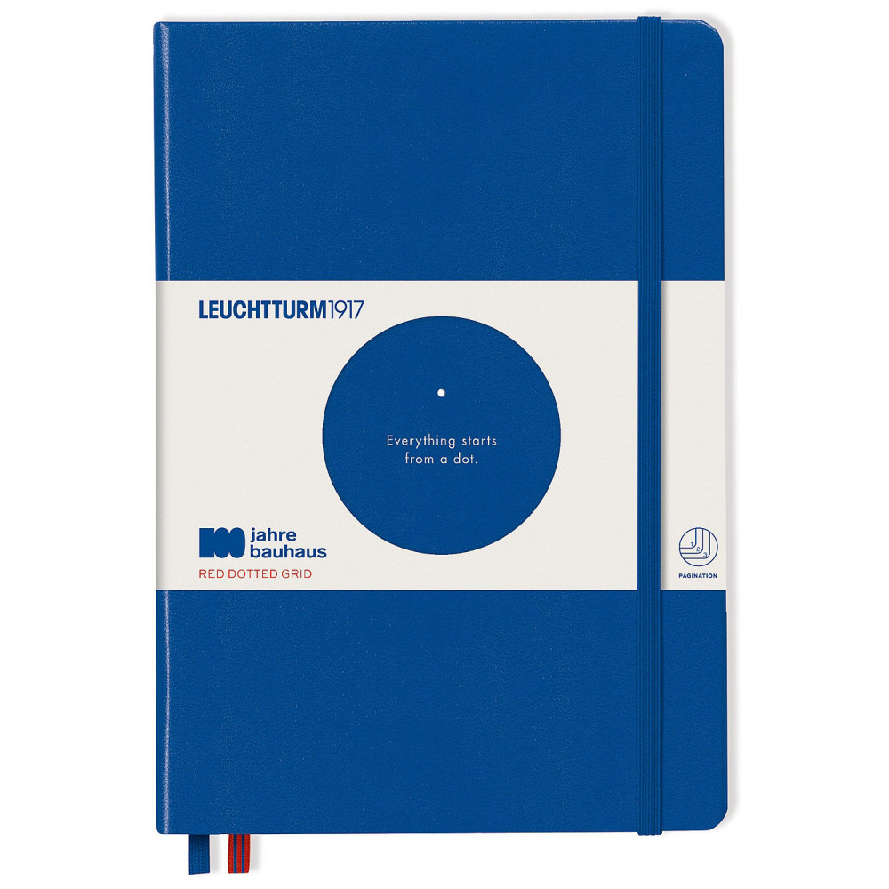 Notebook Bauhaus - Leuchtturm1917 - Royal Blue, dotted, hard cover, A5