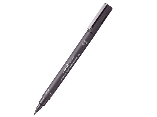 Fineliner Pen Pin Brush 200 - Uni - dark grey
