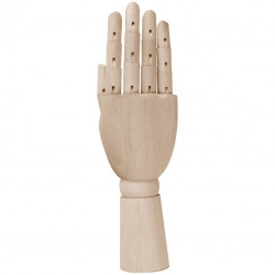 Wooden hand model for...