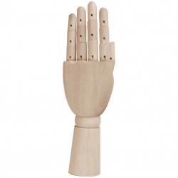 Wooden hand model for...