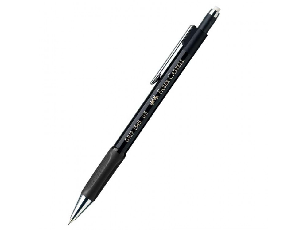 Ołówek automatyczny Grip 1345 - Faber-Castell - czarny, 0,5 mm