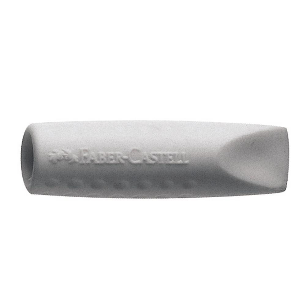 Eraser cap Grip 2001 - Faber-Castell - grey, 2 pcs