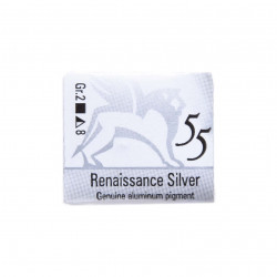Akwarele w półkostkach - Renesans - 55, Silver, 1,5 ml