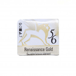 Akwarele w półkostkach - Renesans - 56, Gold, 1,5 ml