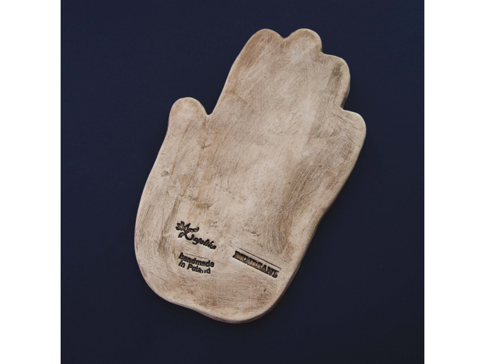 Porcelain painting palette - Kajolika - Hand, 10 x 17 cm