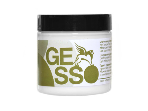 Gesso universal primer for oil and acrylic paints - Renesans - translucent, 110 ml