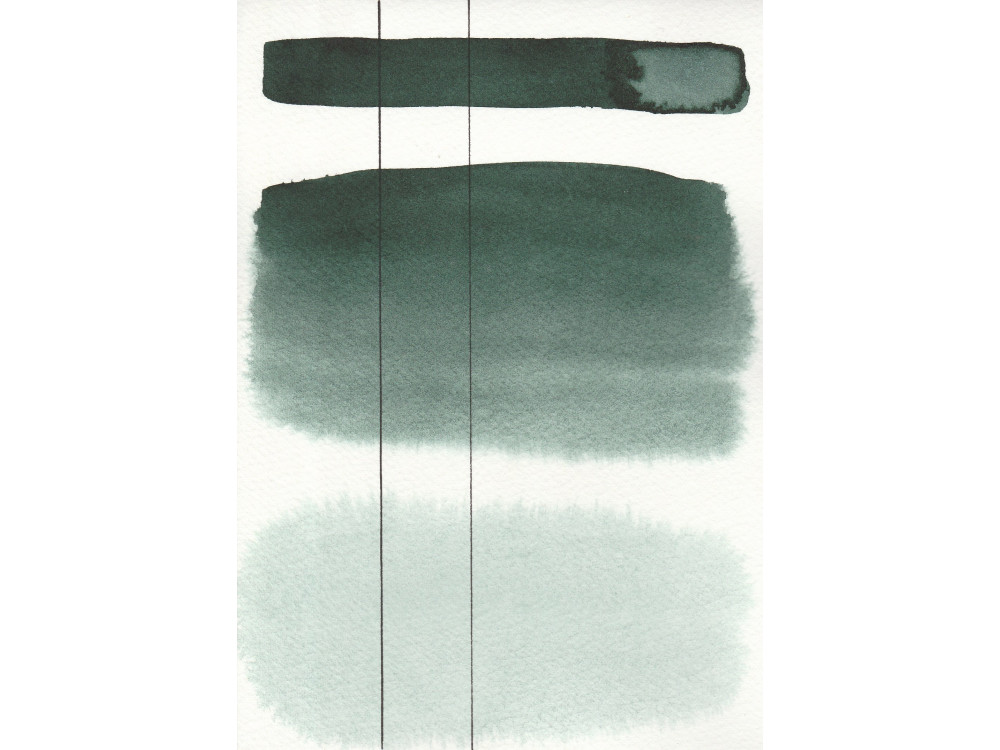Aquarius watercolor paint - Roman Szmal - 409, Perylene Green, pan