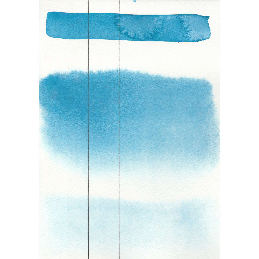 Aquarius watercolor paint - Roman Szmal - 407, Cobalt Cerulean Blue, pan
