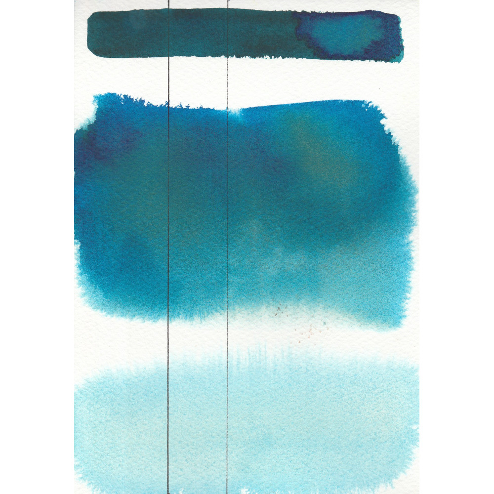 Farba akwarelowa Aquarius - Roman Szmal - 344, Błękit oceanu, kostka