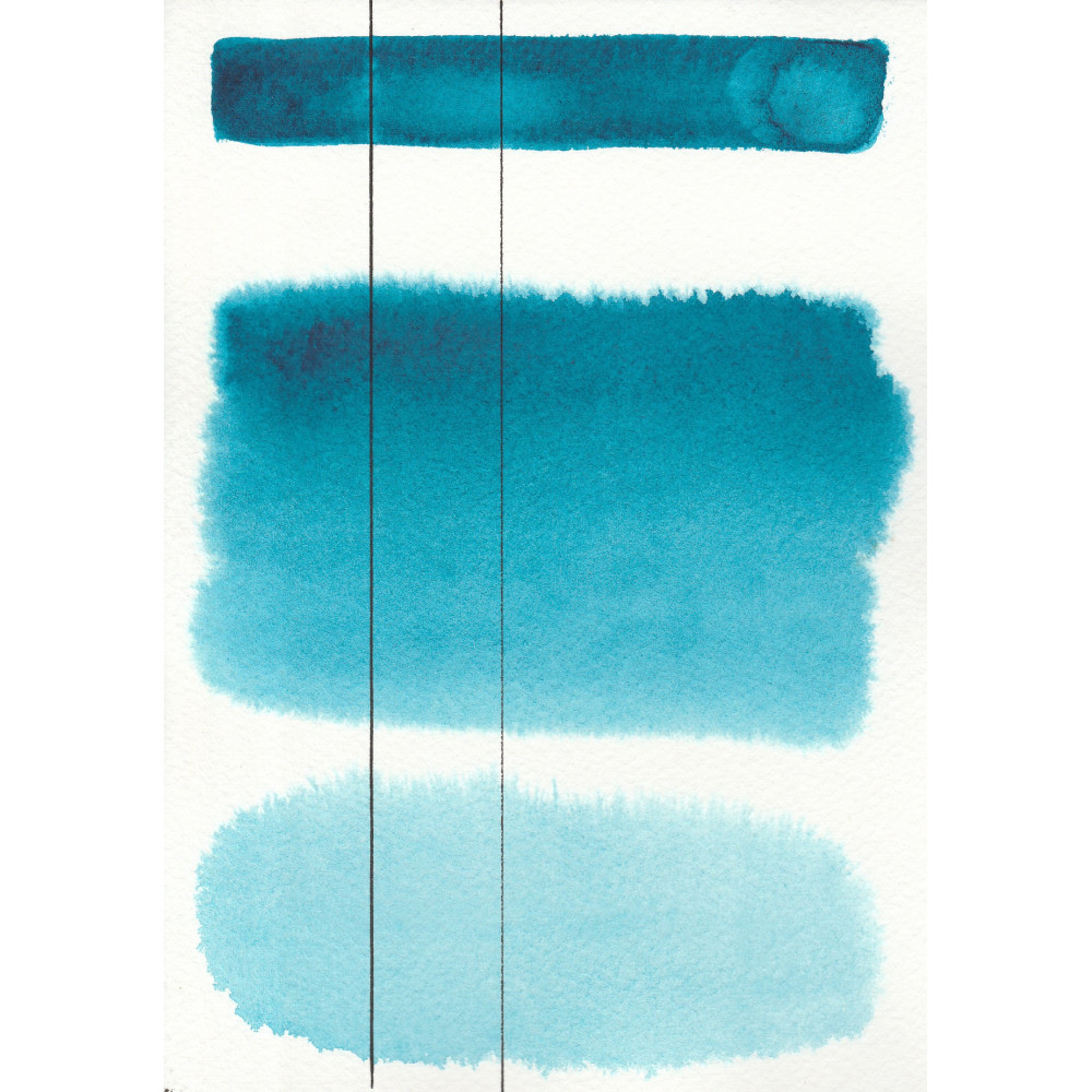 Aquarius watercolor paint - Roman Szmal - 338, Phthalo Turquoise, pan