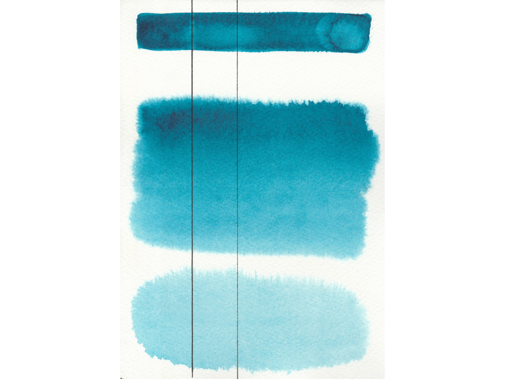 Aquarius watercolor paint - Roman Szmal - 338, Phthalo Turquoise, pan