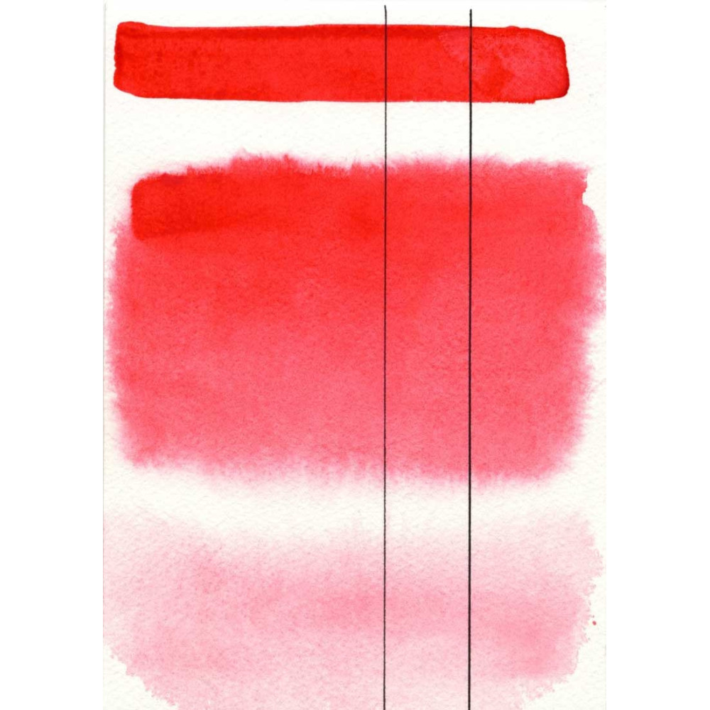 Farba akwarelowa Aquarius - Roman Szmal - 329, Czerwień wiśniowa quinacridonowa, kostka