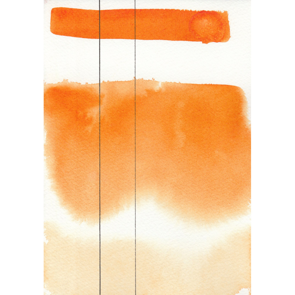 Farba akwarelowa Aquarius - Roman Szmal - 313, Oranż permanentny, kostka