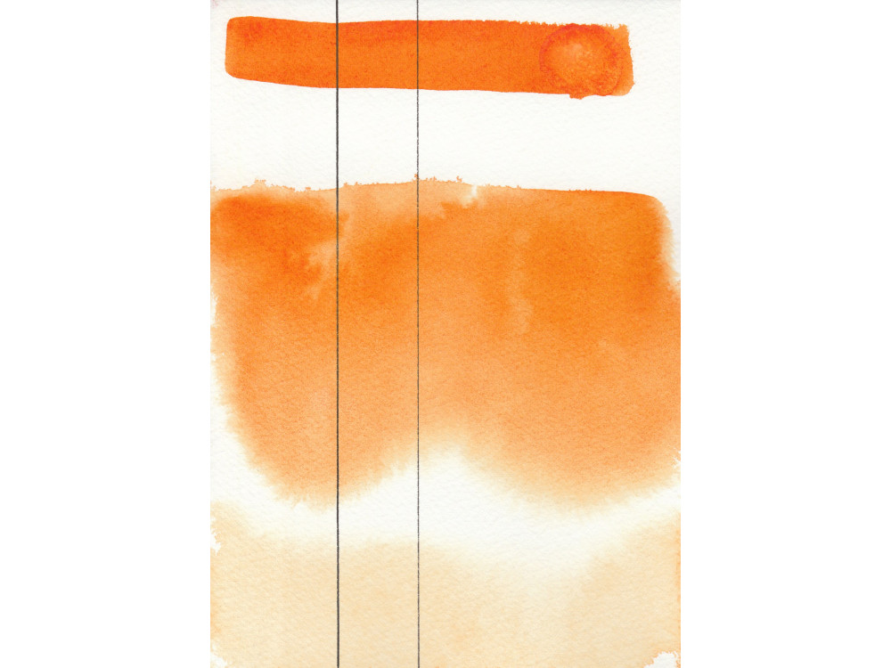 Aquarius watercolor paint - Roman Szmal - 313, Permanent Orange, pan