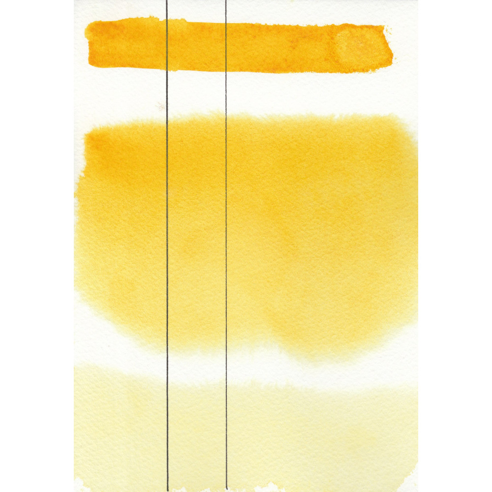 Farba akwarelowa Aquarius - Roman Szmal - 307, Żółcień indyjska (imitacja), kostka
