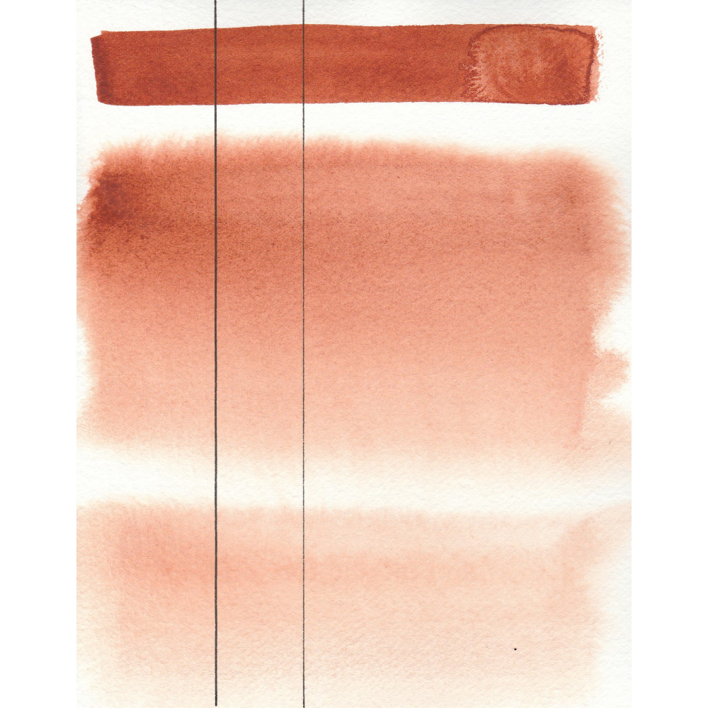 Aquarius watercolor paint - Roman Szmal - 250, Burnt Siena Monte Amiata, pan