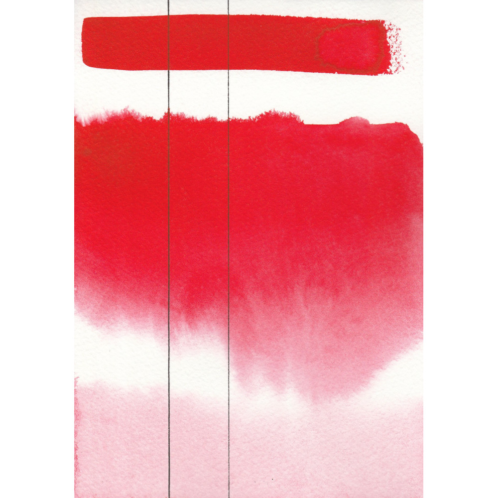Farba akwarelowa Aquarius - Roman Szmal - 209, Czerwień naftolowa, kostka